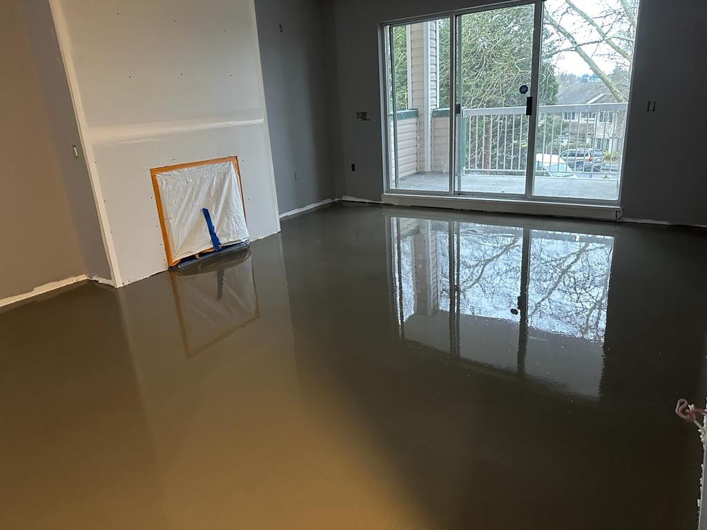 Perfectly leveled floor